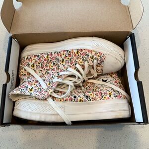 Converse Floral High Tops